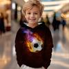 Children's Fashionable Printed Hooded Sweatshirt Casual Sportswear