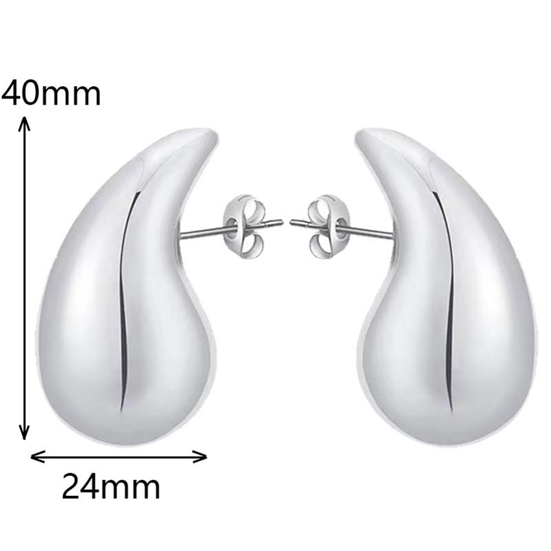 Модные современные ювелирные изделия Новые золотые серебряные серьги-капли для женщин, подарок для девушки, горячая распродажа, популярные аксессуары для ушей