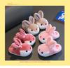 Зимние домашние нескользящие хлопковые тапочки для детей 1-3 лет, для мальчиков и девочек