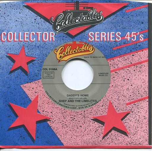 7-дюймовая пластинка SHEP & THE LIMELITES - Daddy's Home COL0168 Collectables US Соул/Фанк Б/У