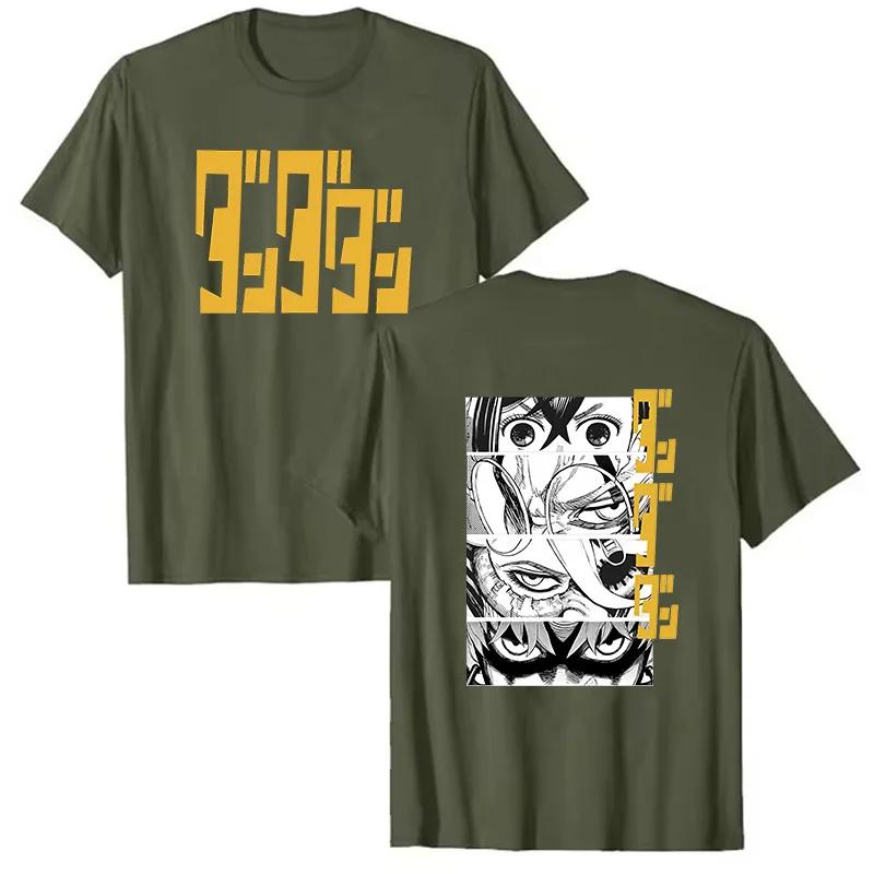 Dandadan Okarun хлопковая футболка унисекс женская дышащая классическая университетская футболка 2000-х годов корейская одежда эстетика хип-хоп