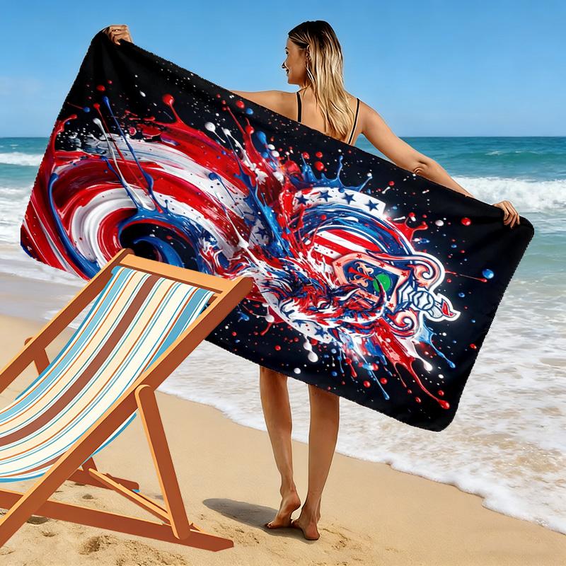 Chivas Guadalajara Print Beach Towel, Large Soft Quick Dry Towel for Beach Camping Swimming