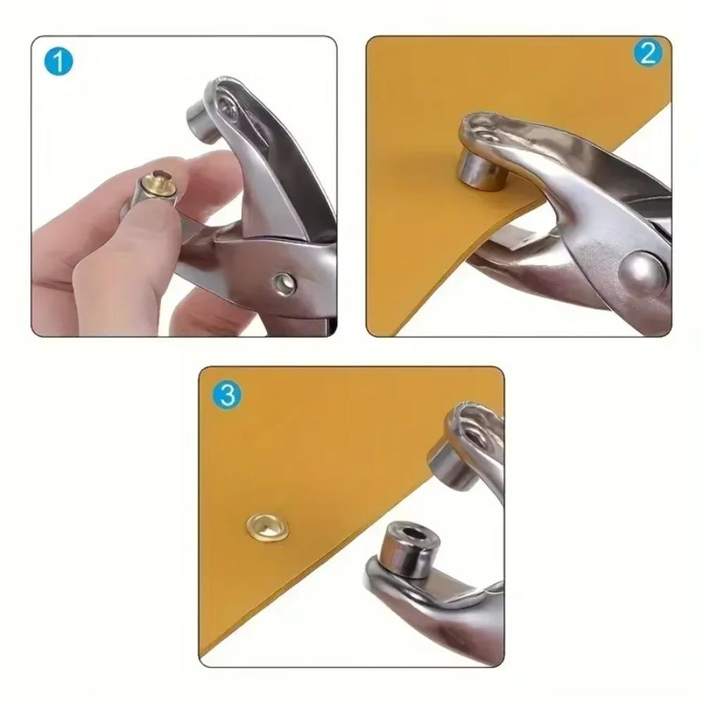 Installation Grommet Eyelet Plier Set Metal Grommet Tool Kit  For Leather Cloth