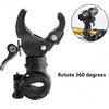 Plastic Bicycle Light Bracket Adjustable High Strength U Shape Design Flashlight Bike Mount for Bicycle