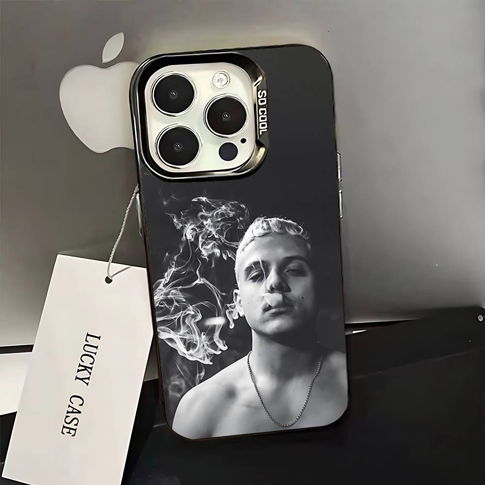 PLK French Rapper Mathieu Phone Case For iPhone 16,15,14,13,12,11,Pro,XS,Max,Plus,Mini,SE Black Candy Matte Shockproof Cover