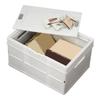 Stackable Storage Bins Foldable Stackable Storage Container Bins Portable Cube Storage Boxes With Lid Organizer Bins For Home