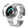 Нержавеющая сталь Ремешок Корпус из ПК для Samsung Galaxy Watch 7 6 44мм 40мм Мужской Металлический ремешок для Samsung Galaxy Watch 6 Classic 47мм 43мм