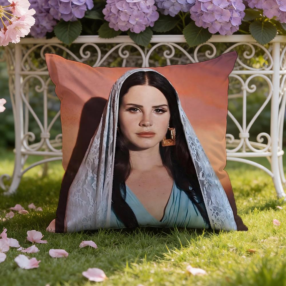 Чехол на подушку Lana Del Rey для дома и автомобиля, двухсторонний: Двусторонняя конструкция для максимального комфорта
