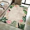 EPeddler Home Decorative Leafy Pattern Digital Printing Washable Non-Slip Leather Base New Generation Living Room, Entrance, Bedroom Carpet