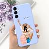 Чехол для телефона Samsung Galaxy A25 5G Samsung A25 2023 SM-A25B Модный дизайн с луной Мягкая силиконовая задняя крышка