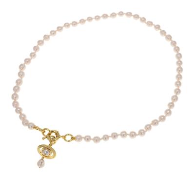 ALEKSA Жемчужное ожерелье из латуни W2 [Vivienne Westwood] Женское 63010111/02R733 [Товар]