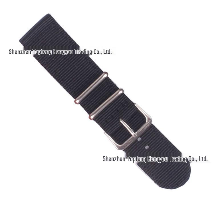 Korean Style Rainbow Canvas Nylon Watch Strap (18/20/22/24mm) for Apple Watch