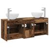 Bathroom Cabinet Set 3 pcs Reclaimed Wood 129 x 35 x 80 cm