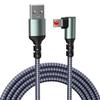Нейлоновый плетеный кабель USB-C — Lightning и USB для зарядки iPhone и Samsung — быстрая зарядка PD