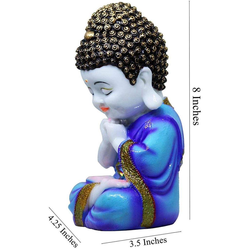 Ремесла Дом из смолы Ручная работа Маленький ребенок-монах Будда