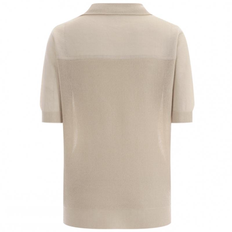Shop Women Collar Neck Regular ShorT Sleeve KniT T shirT whiTe 21ds Wkn 1436