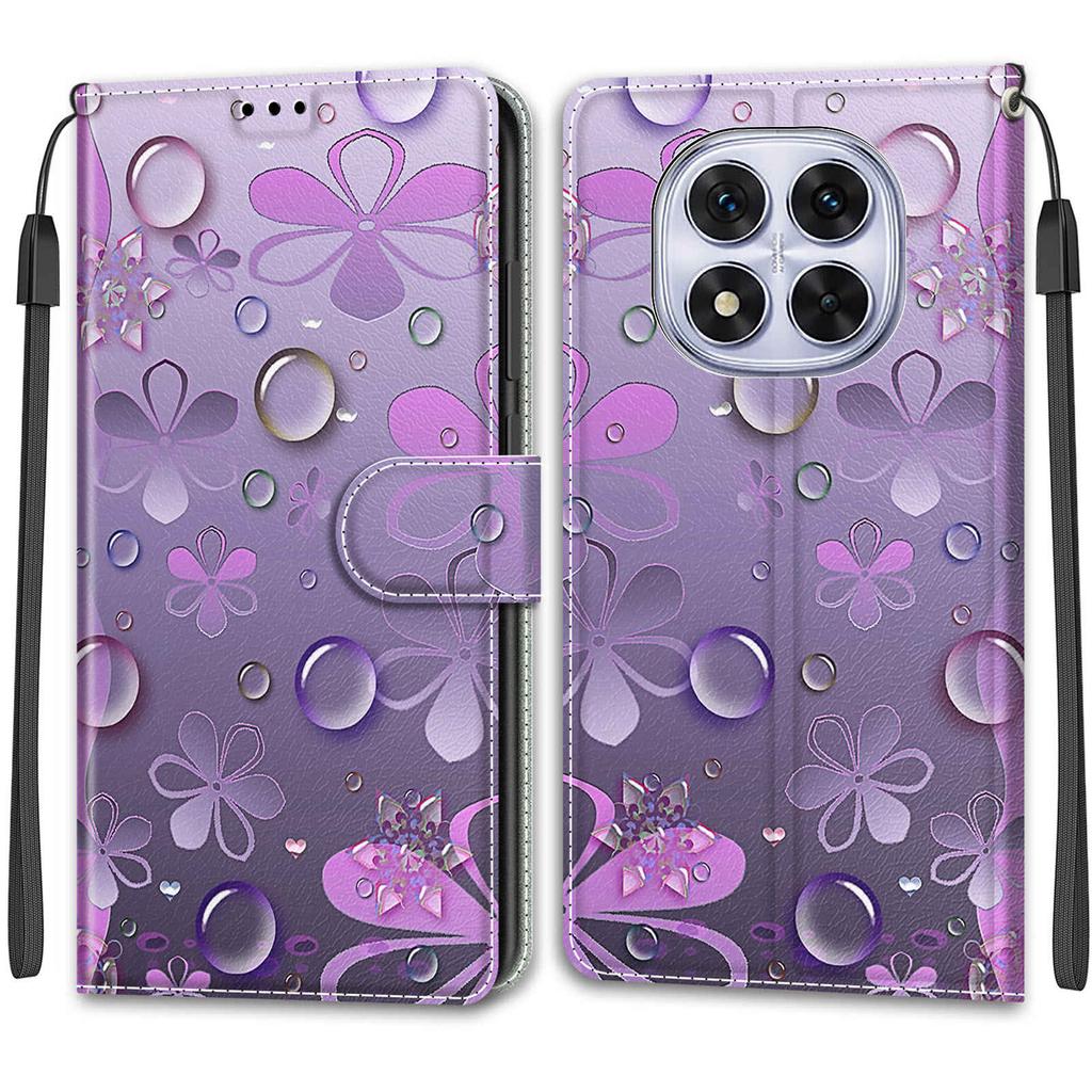 Luxury Painted Leather Case Wallet Book Style Protective Cover for Redmi K60 Ultra/Redmi Note 13 Pro Plus/Redmi 12C 11A A3/Redmi Note12 Note14 Pro