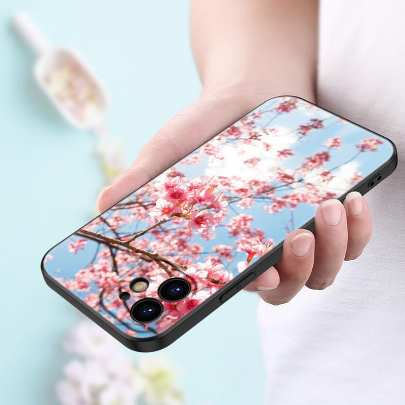 Kawaii чехол для телефона с изображением вишни для iPhone Samsung Galaxy Redmi Xiaomi Oppo OnePlus Note SA 7 8 9 10 11 12 13 14 20 21 22 23 53 54 Pro Max Ultra
