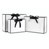 Multi-size Paper Bag White&Black Handhold Shopping Bag Gift Packaging Bag  Wrapping