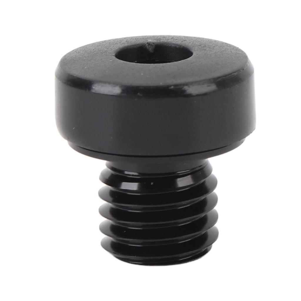 Pool Cue Back Plug Screw Aluminum Alloy Rubber Sleeve Billiard Cue End Plug for Replacement