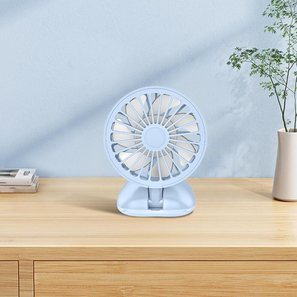 USB Rechargeable Handheld Fan Foldable Neck Fan For Travel, Portable Battery Powered Camping Cooling
