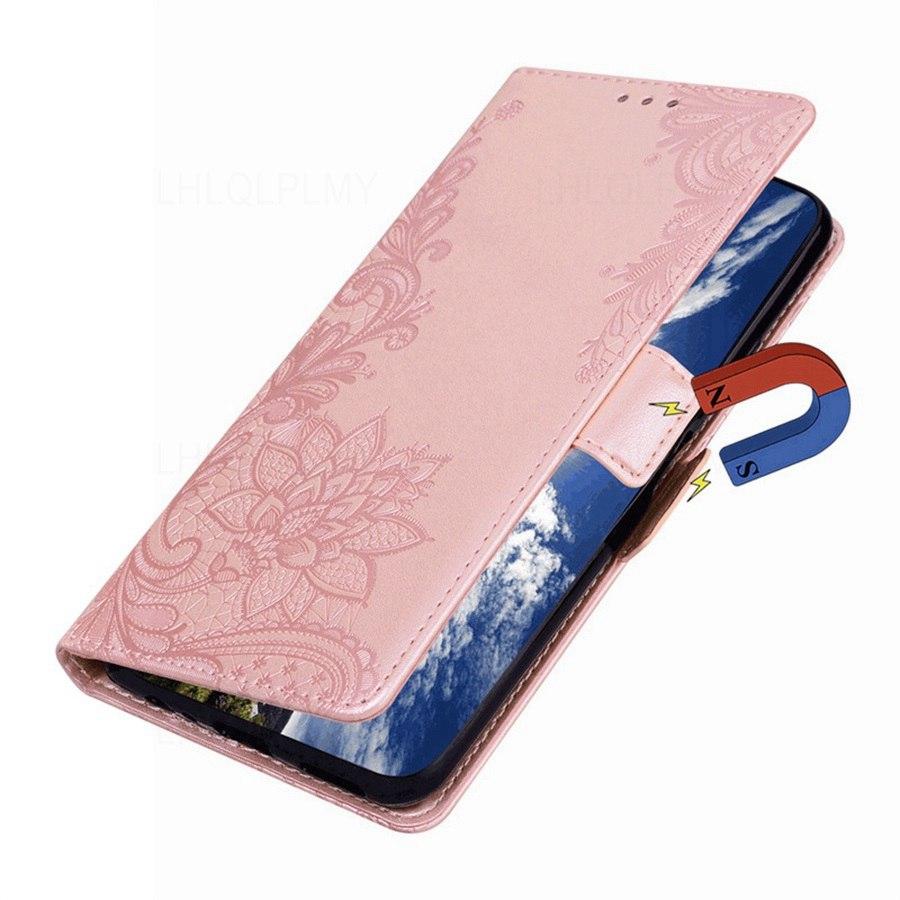 Модный кружевной кошелек с двойной пряжкой, откидной кожаный чехол для OPPO A78 A79 5G A74 A57 A60 A98 A40 Reno 13 Vivo Y36 Y28 Y33S Y21 Realme C51 C53 C35 C75 Чехол