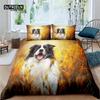 Luxury 3D Cute Dog Print Home Living 2/3Pcs Comfortable Duvet Cover Pillowcase Bedding Set Queen and King EU/US/AU/UK Size