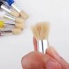 4/6 Pcs Natural Bristle Painting Brushes Plastic Handle Oil Paint Brushes  Halloween