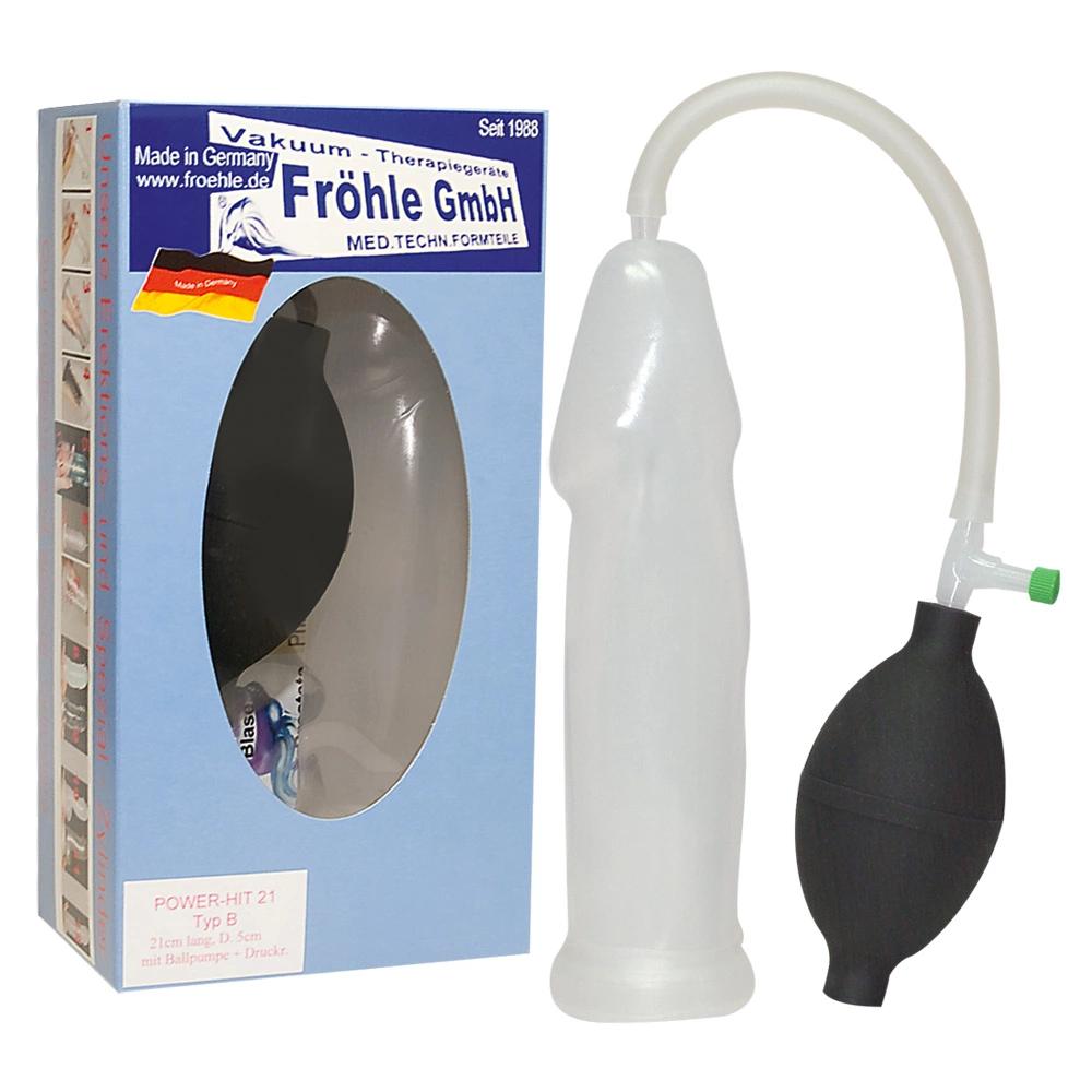 Frohle - Slim Fit Anatomical Penis Pump 21cm