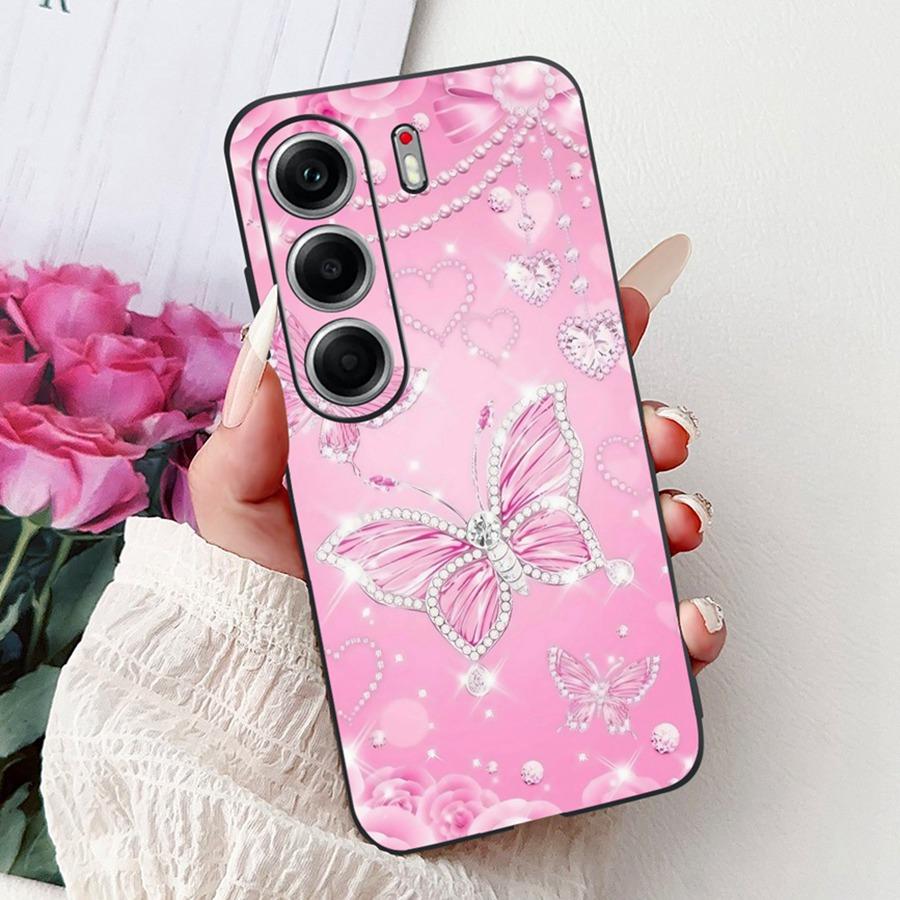 Чехол для Tecno Camon 40 Pro 5G CM7 Милый Кот Крутой Расписной Мягкий Силикон ТПУ Задняя Крышка Для Tecno Camon40 Camon 40Pro Чехлы для Телефона