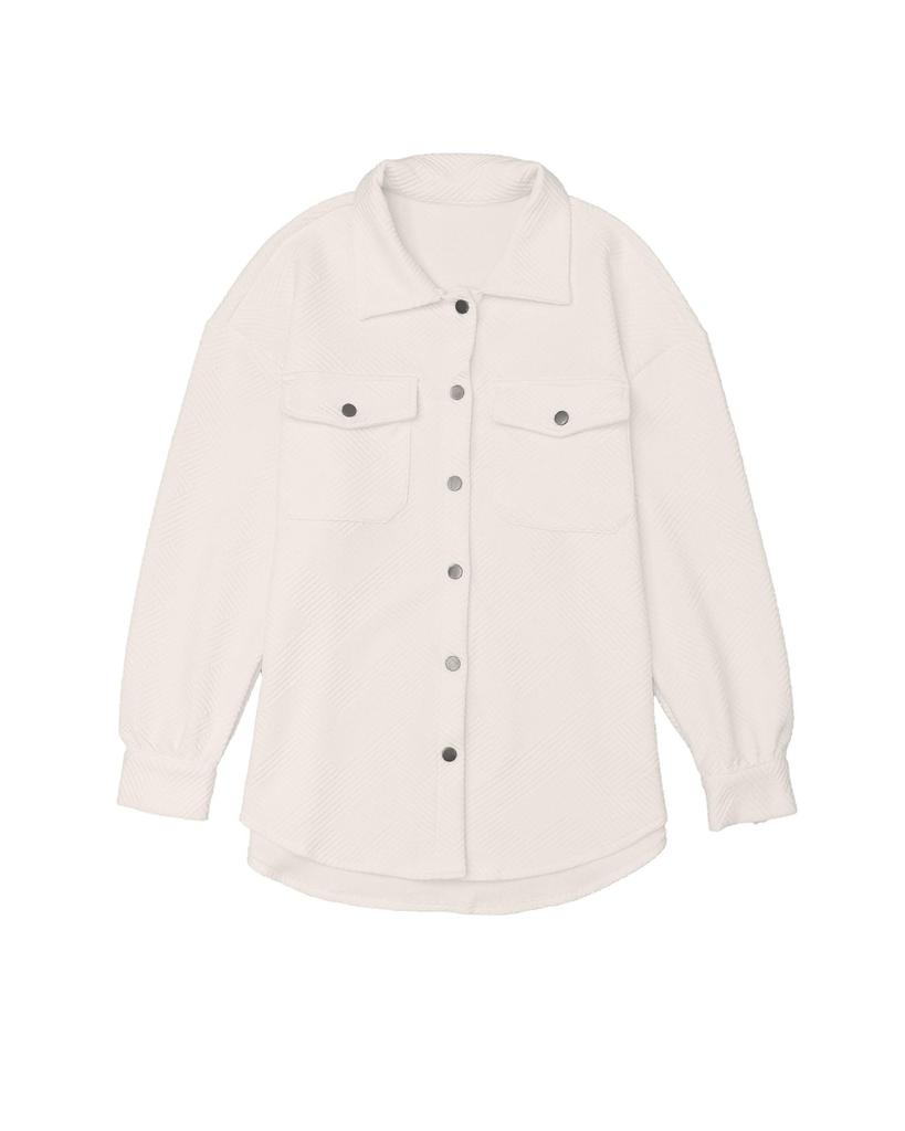 Azura Exchange Фактурная куртка с карманом-клапаном на пуговицах