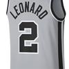 Nike Баскетбольная майка Kawhi Leonard Statement Graphic Loose Breathable для мужчин, серая 877224-007