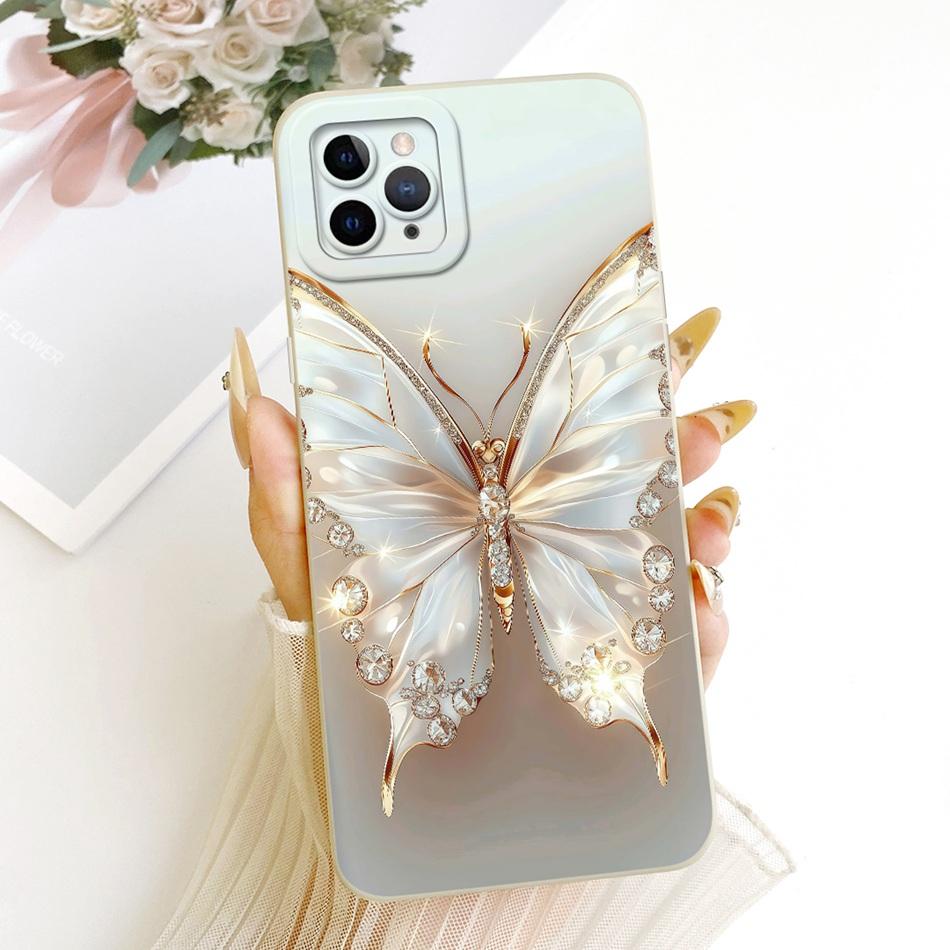 For iPhone 11 Pro Max Cute Cat Flower Cartoon Phone Case For iPhone11 11Pro 11ProMax Shockproof Soft Silicone Covers Bumpers