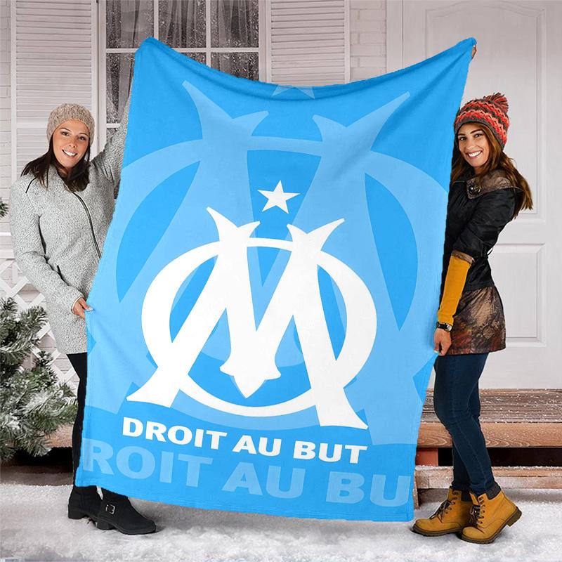 1pc Marseille Theme Blanket - Digital Print, Polyester, Cozy for All Seasons, Perfect for Outdoor, and Travel