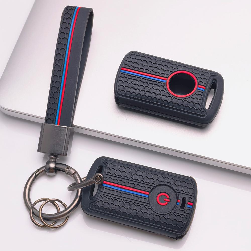 Moto Key Cover for Honda Fit PCX Forza SH150 SH300 XADV Vario Scoopy Yamaha Nmax Xmax Aerox Filano Lexi Fazzio Freego TMAX with Keychain Key Fob Case