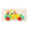 Wooden Early Education Cognitive Children's Educational Toys Wooden Animal Traffic Shape Matching Stereo Puzzle
