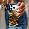 Switzerland Fine Gold Phone Case For iPhone 17 Air 14 15 13 12 Max Cover For Apple 16e 11 Pro Max Plus Coque