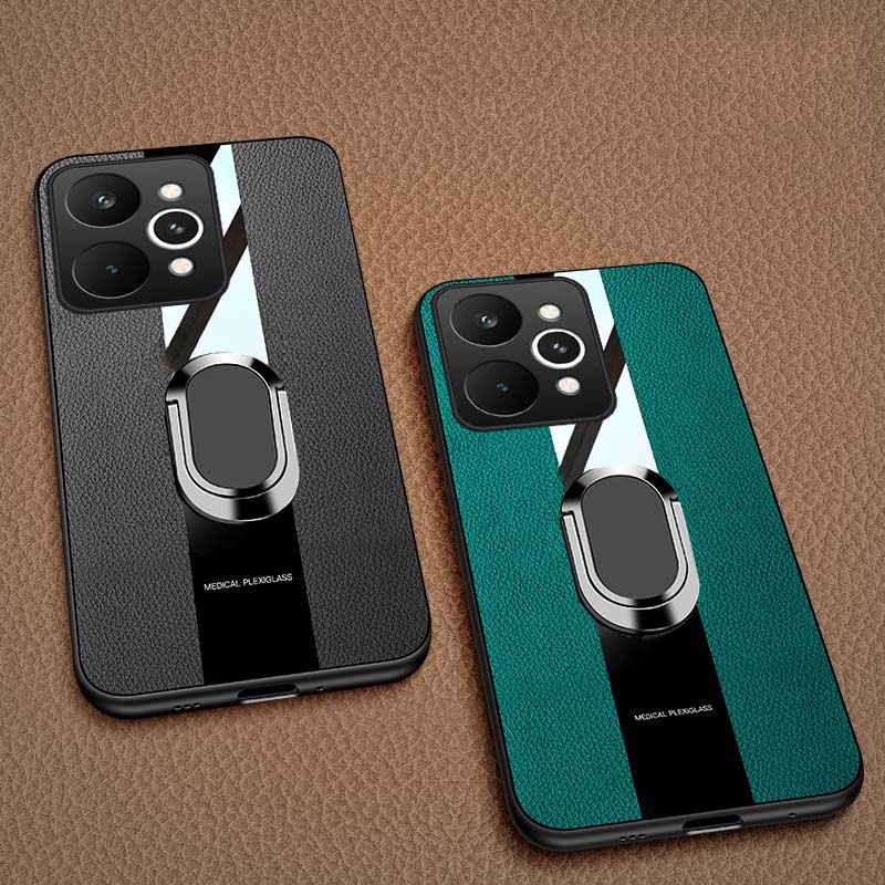 Чехол для Realme 15 Pro Бизнес Эллиптическая подставка Всесторонний Ударопрочный Кожаный Мягкий Силикон Модный для Realme 15 Pro Plus Задняя крышка