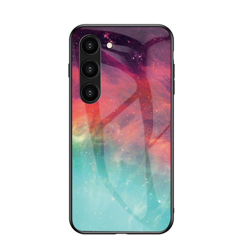 Чехол Samsung S26 Ultra Звездное небо Противоударное Стекло Мягкий Край A57 A37 A25 FE Защитный Чехол