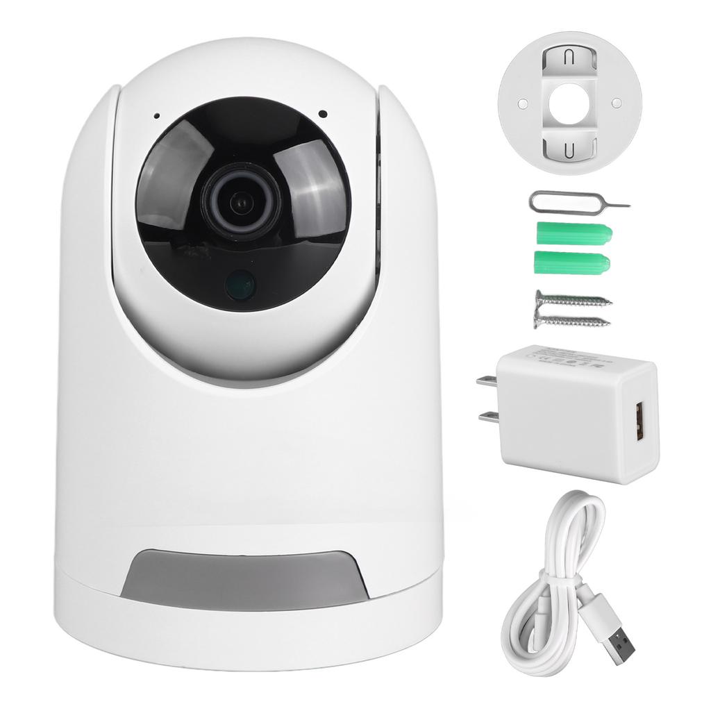 Wireless Security Camera 2MP Color Night Vision Smart WiFi Camera with Motion Detection Alarm 100‑240V US Plug
