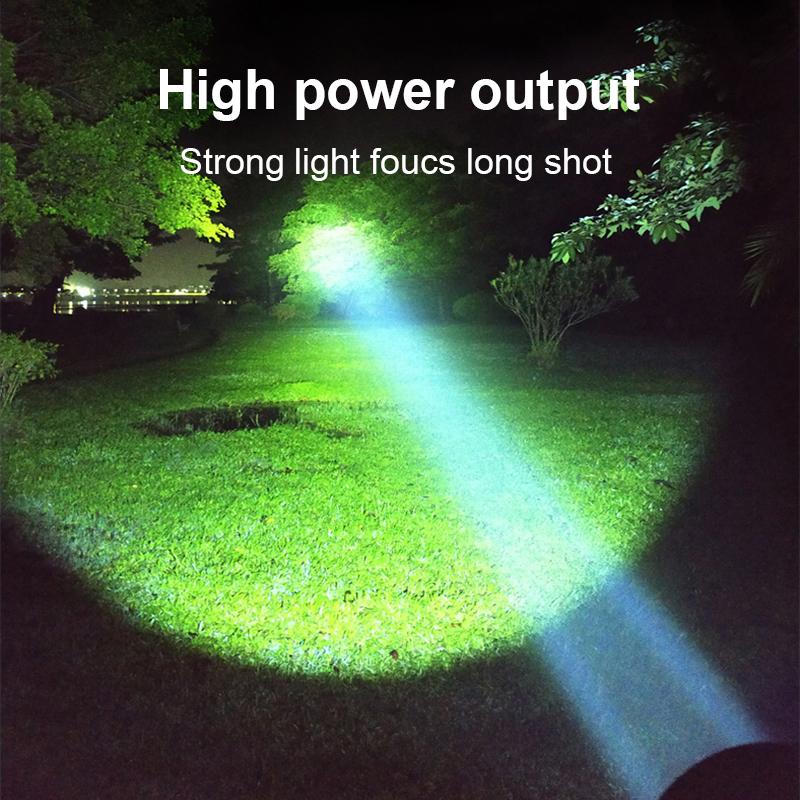 7*LED мощный фонарик легкий многофункциональный портативный фонарь водонепроницаемый боковой фонарь