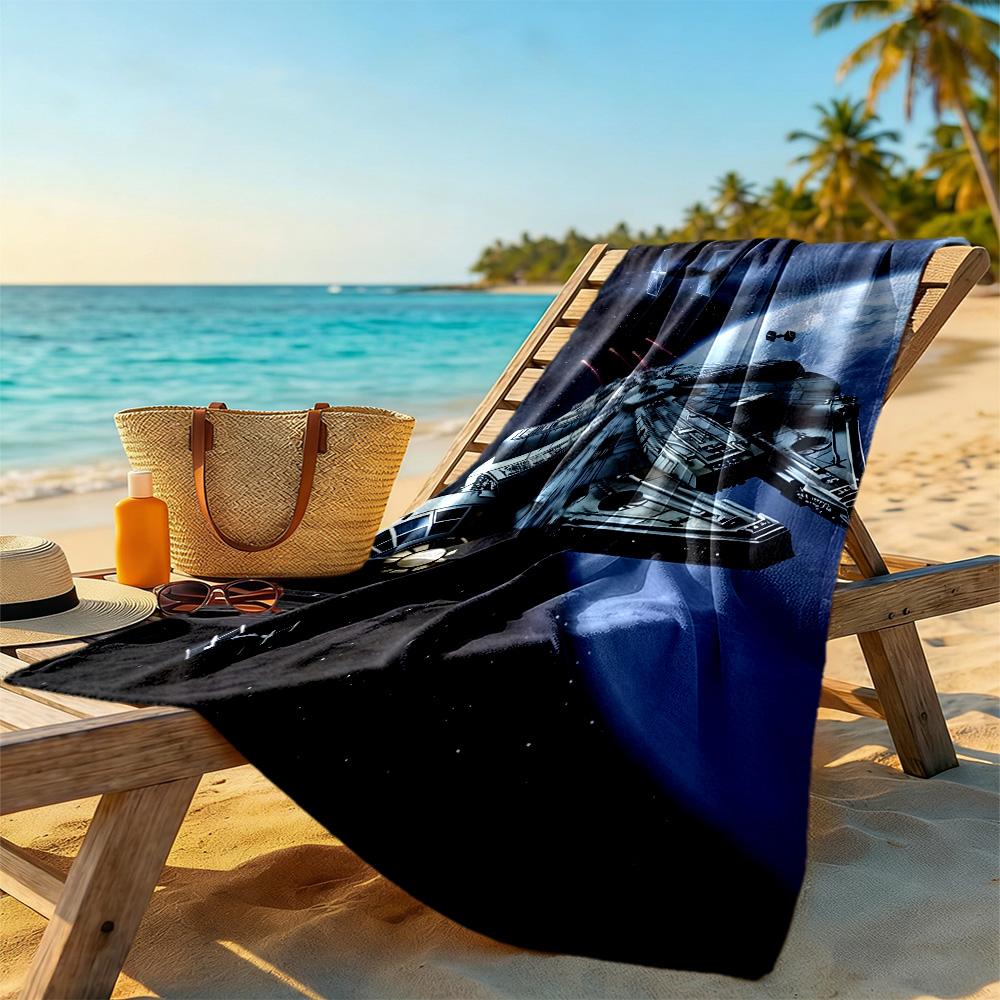 Star Wars Beach Towel Super Soft Microfiber Quickdry Fabric Comfortable Lightweight