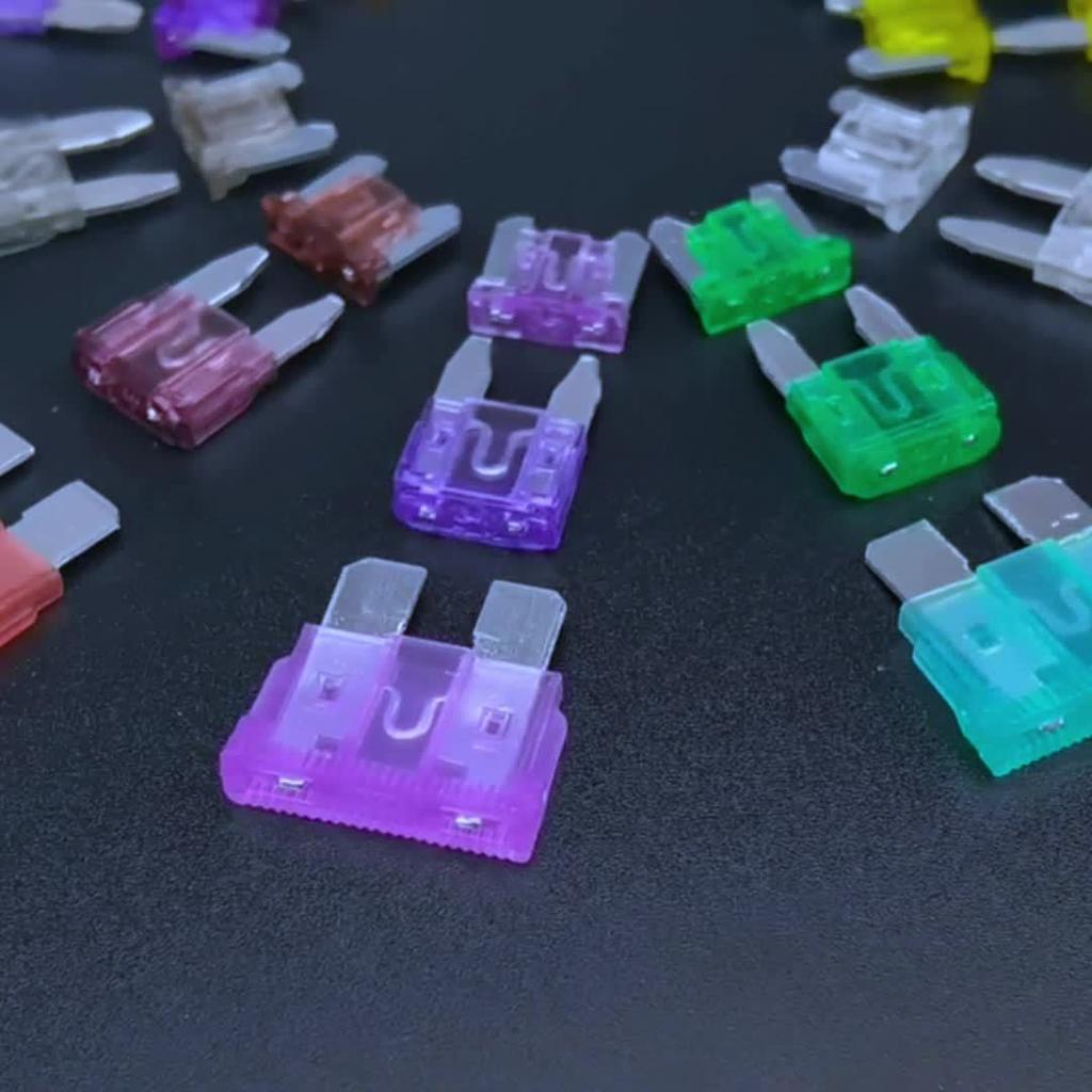 272pcs Car Blade Fuse Assortment Kit - 2A to 35A - Auto Truck Automotive Mini Profile Fuses - Motorcycle Circuit Fuse With Box Fuses4