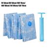Vacuum Storage Bag Reusable Hand Pump Compressed Clothes Blanket Quilt Organizer