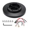 Steering Wheel Short Boss Hub Adapter Kit Black Aluminum Quick Release Hub Adaptor Kit for BMW E36 318 325 328 840 850 E39 M3 Z3