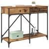 Console Table Reclaimed Wood 100 x 39 x 78.5 cm Engineered Wood