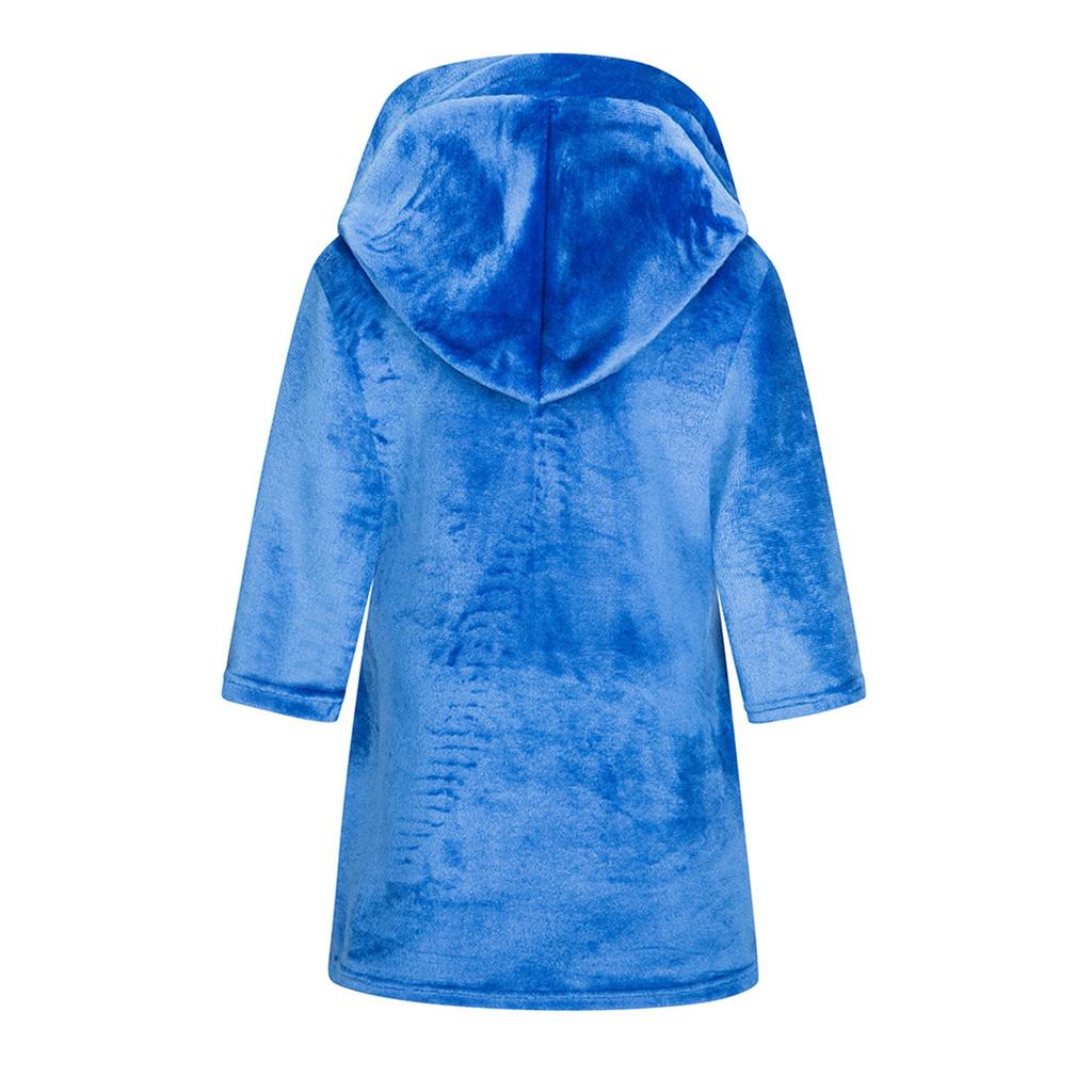 Детский халат из золотого бархата для мальчиков и девочек, домашняя одежда, осенне-зимний спальный халат