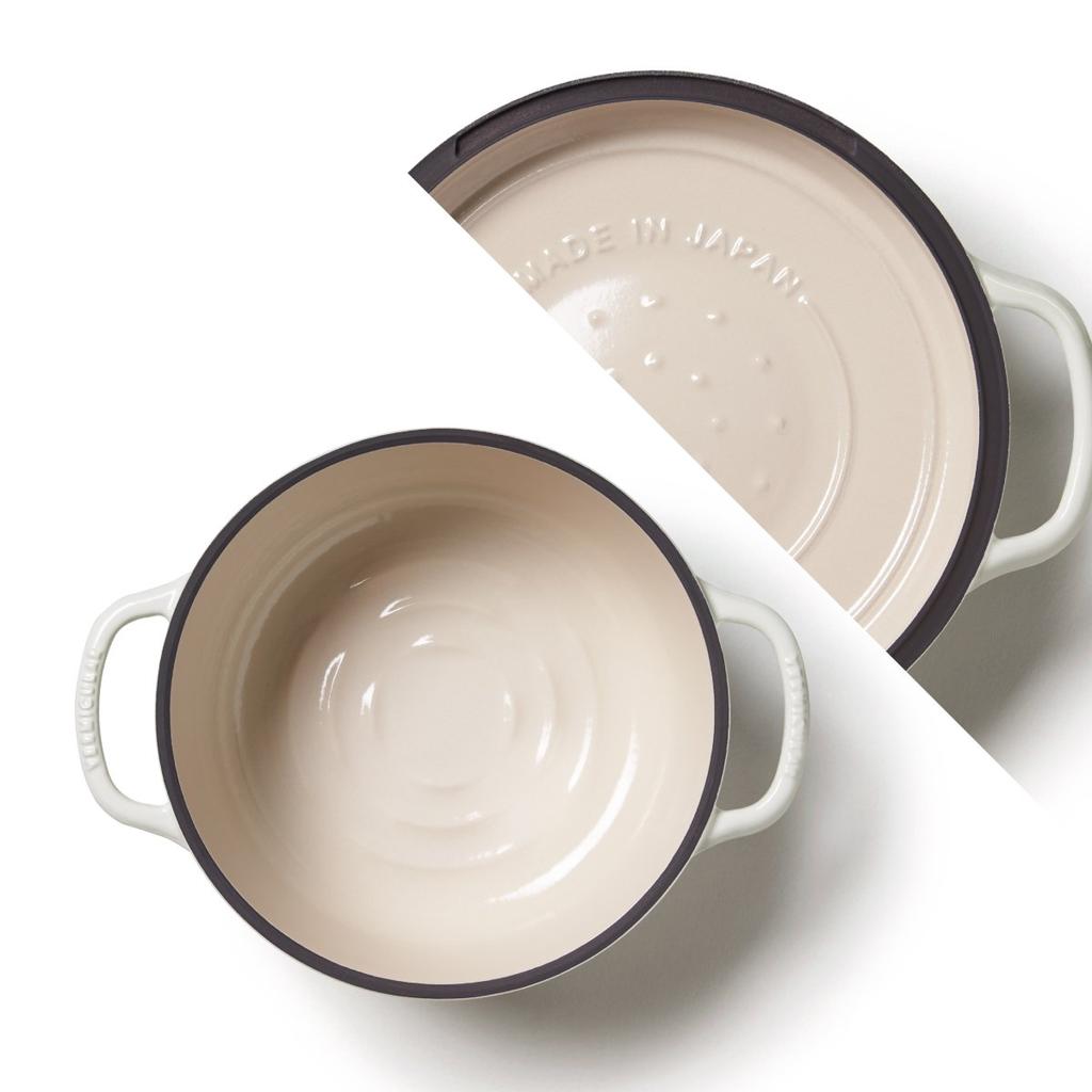 Vermicular Рисоварка Mini Rice Pot 3 Cup Rice Cooker Sea Salt White с эксклюзивной книгой рецептов RP19A-WH