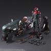 Final Fantasy VII Remake PLAY ARTS Kai Advanced Motorcycle Guard Motorcycle Set PVC Painted Movable Figure &
