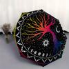 Colorful Tree of Life Mandala - Bohemian Wall Hanging for Bedroom DecorUmbrella, Portable 3-Fold Umbrella for Men & Women,Christmas Gift ES293